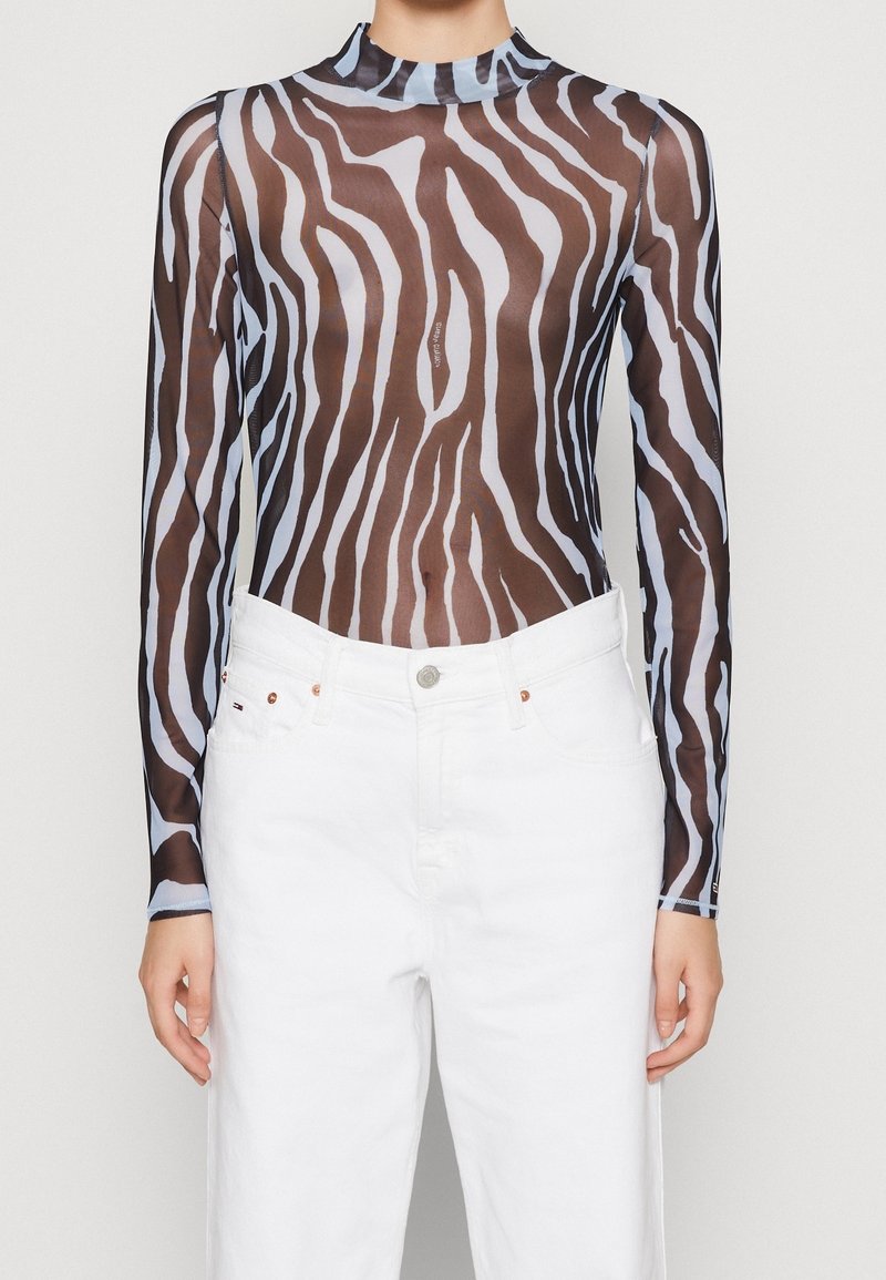 Tommy Jeans Långärmad tröja - light blue