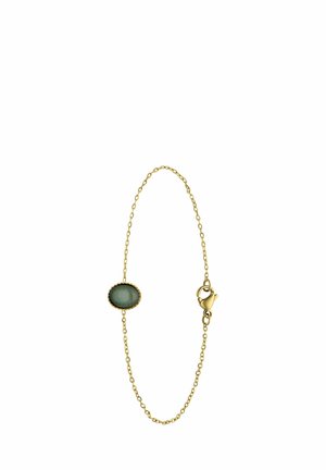 NATURAL  - Armband - gold-coloured/green