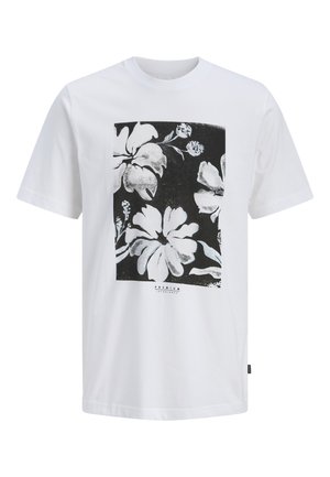 Jack & Jones PREMIUM, JPRBLALUCAS GRAPHIC TEE - T-Shirt print - bright white
