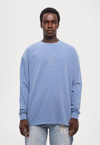 Ksubi LONG SLEEVED TEE MARINE - T-shirt à manches longues - blue