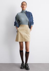 Marc O'Polo DENIM SHAPE - Jupe trapèze - pure cashmere