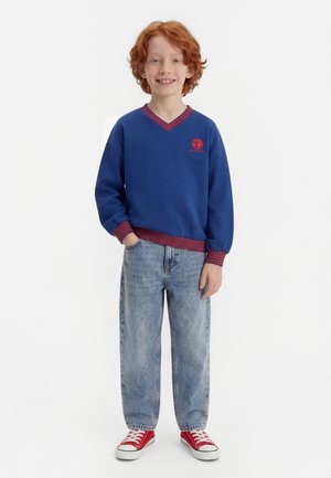 Mini Rodini STRIPED EARTH UNISEX - Φούτερ - blue