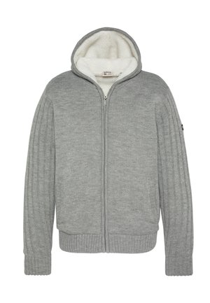 BIG SWEATER - Strickjacke - h grey