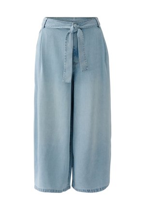 Oui, CULOTTE - Wide Leg - light blue demin