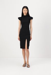 WAL G. ASHLY RUFFLE MIDI - Kokteiļkleita/ballīšu kleita - black