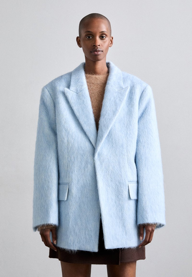 Filippa K TEXTURED BLAZER - Kratki kaputi - cloud blue