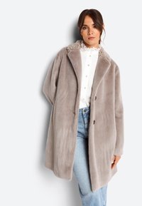 Rich & Royal MIT REVERSKRAGEN - Cappotto corto - pebble grey