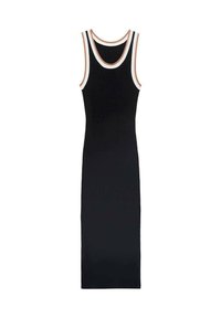 WITH CONTRASTING DETAILS - Jumper dress - black