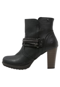 TOM TAILOR Botines de tacón - black