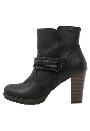 Botines de tacón - black