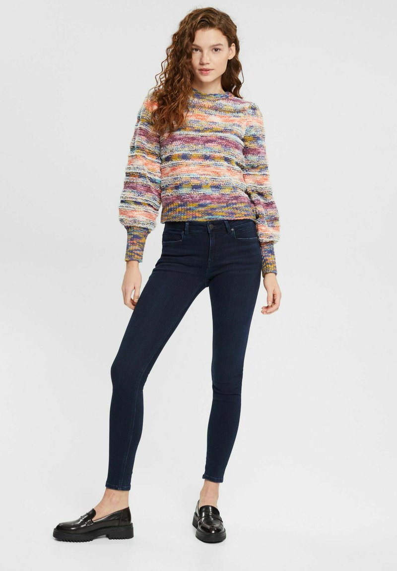 Esprit MIT STRETCHKOMFORT Jeans Skinny blue black/denim bleu foncé