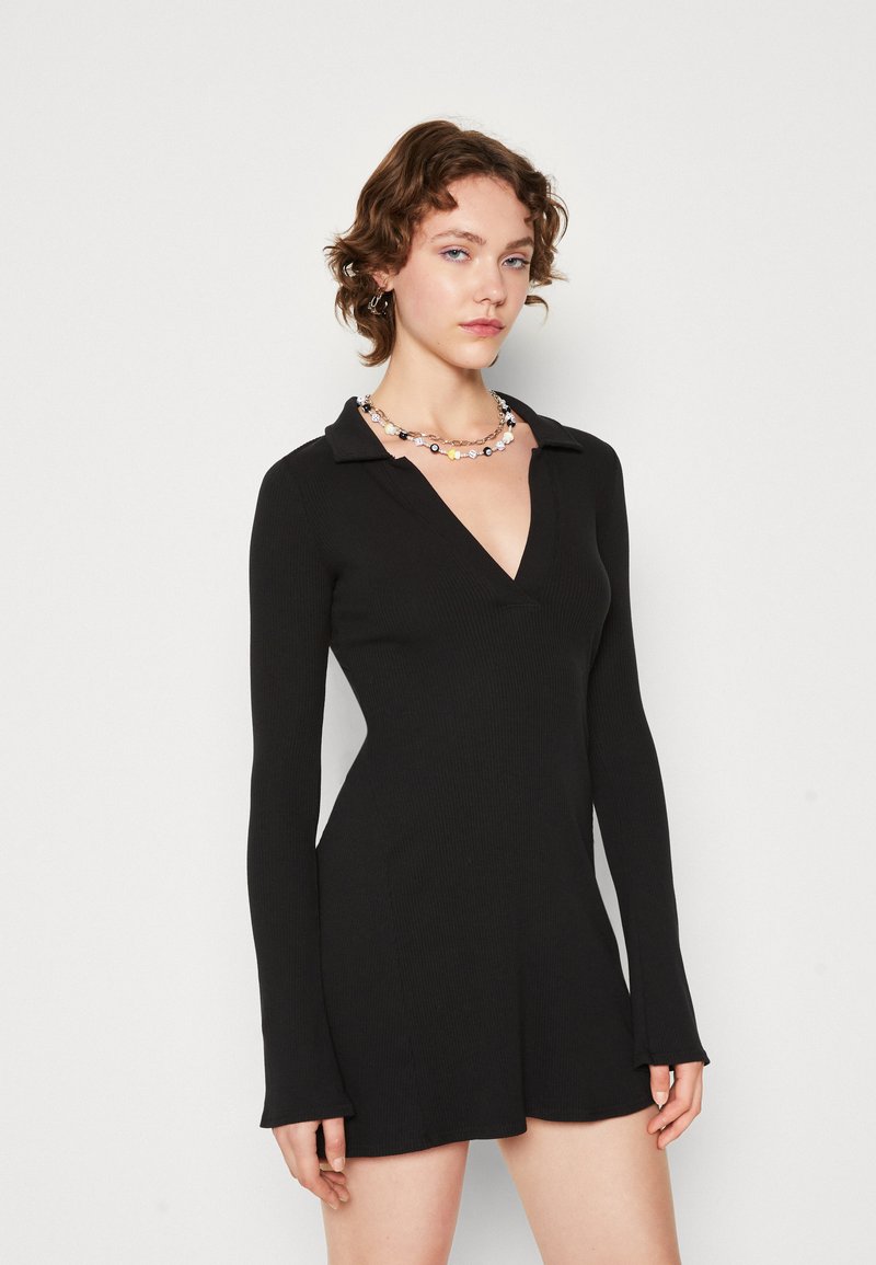 American Eagle MINI DRESS Robe pull black/noir ZALANDO.FR