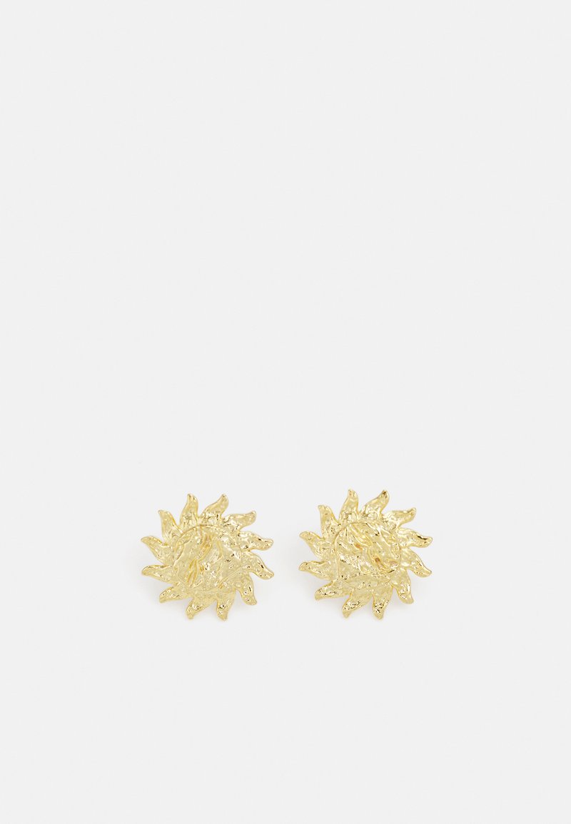 Orelia STATEMENT MOLTEN SUN STUD EARRINGS - Cercei - pale gold-coloured