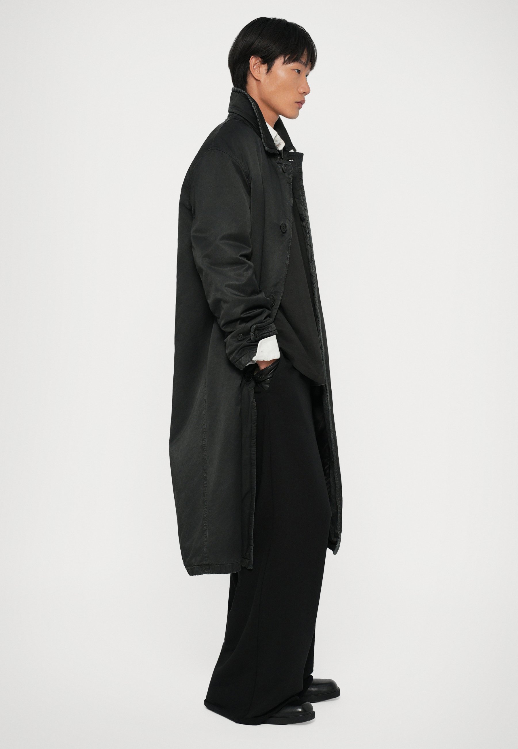 MM6 Maison Margiela COAT - Winter coat - washed black/black - Zalando