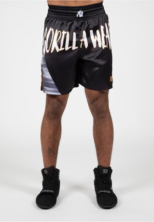 CLAYTON BOXING - Sports shorts - black gold