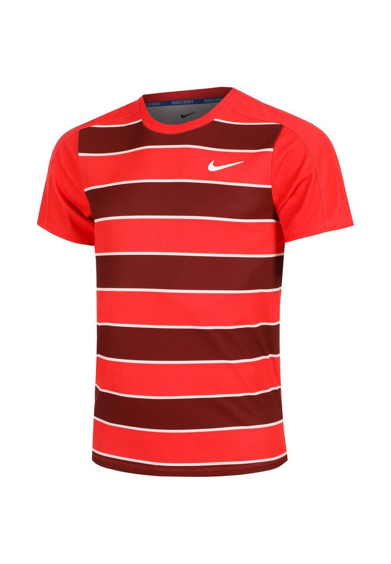 Nike Performance ADVANTAGE SLAM - Camiseta estampada - lt crimson/white