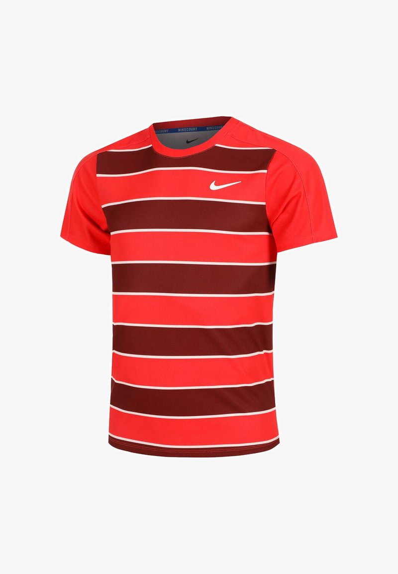 Nike Performance ADVANTAGE SLAM - Camiseta estampada - lt crimson/white