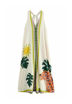 Next REGULAR FIT - Vapaa-ajan mekko - tropical leopard placement print