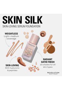 Makeup Revolution REVOLUTION SKIN SILK SERUM FOUNDATION - Fondotinta - f10.5