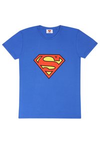 Henry Tiger DC COMICS SUPERMAN LOGO - Triko s� potiskem - royal blue