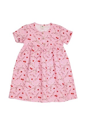 CHERRIES AND BLOSSOMS - Jersey dress - pink