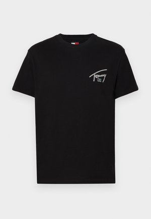 UNISEX - Nyomott mintás póló - black