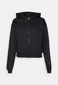 COZY FULL ZIP HOODIE - Zip-up sweatshirt - black