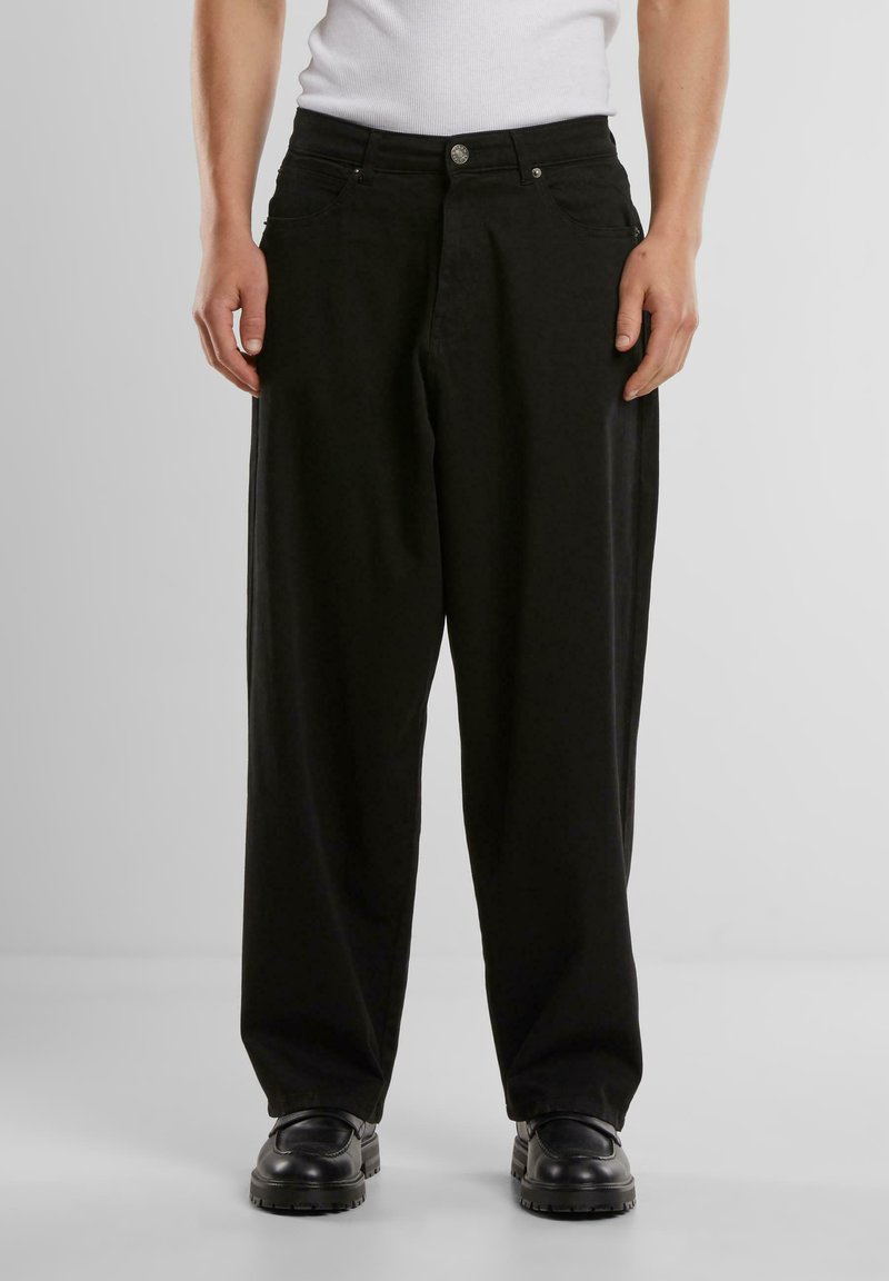 Urban Classics - BAGGY - Jean boyfriend - black, Agrandir