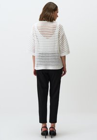 Jimmy Key 3/4 SLEEVE OPENWORK  - Strickpullover - white