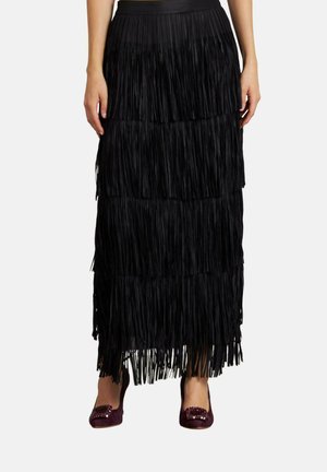 ORIGINAL CON DETALLES. - Falda larga - black