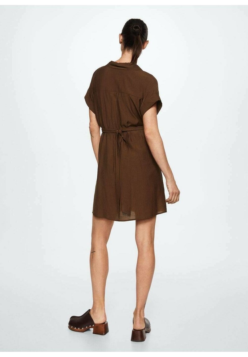 leni maxi dress brown ZARA. Light brown long shirt/kimono dress TM – Hibuy market