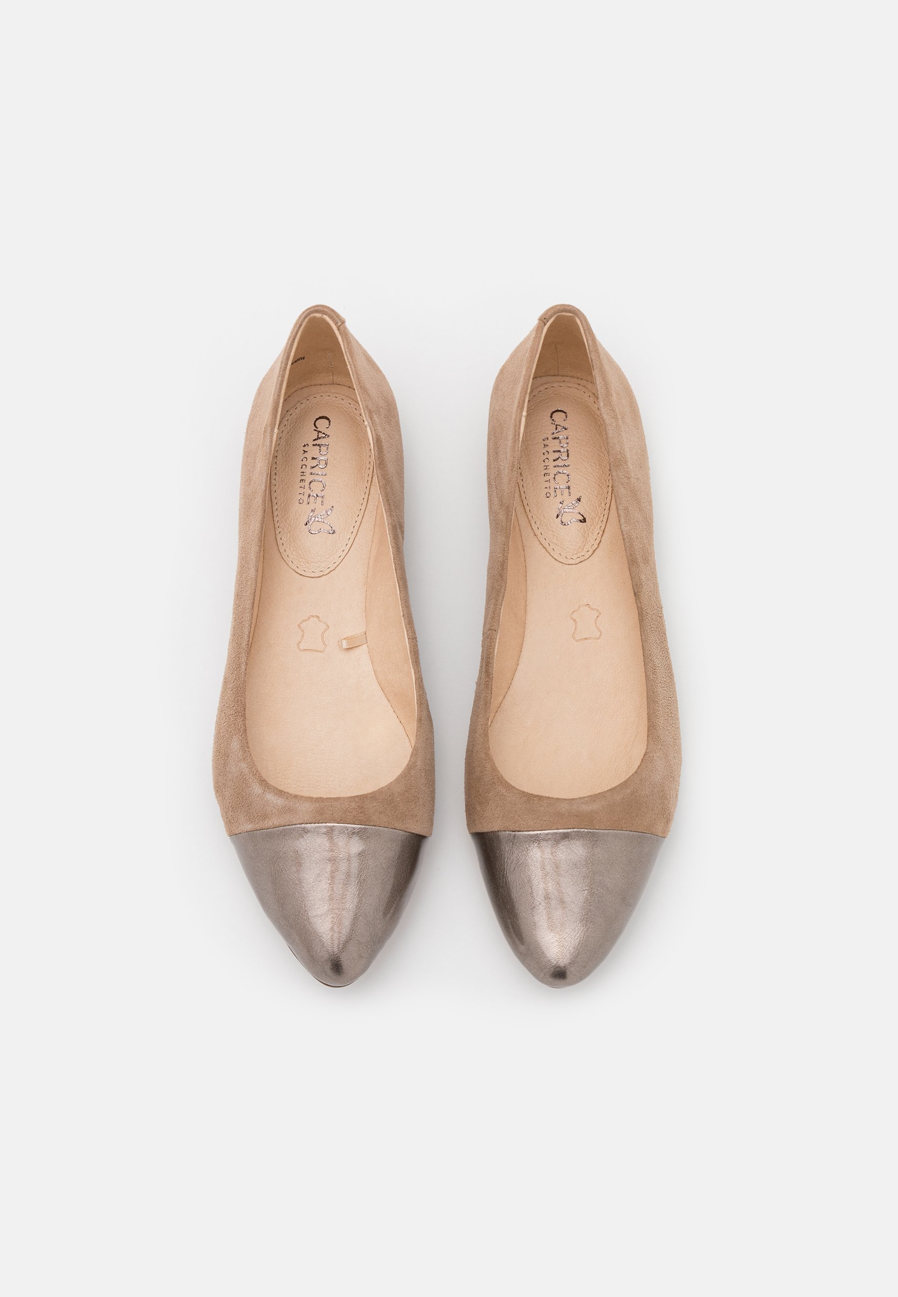 Caprice Ballet pumps - taupe - Zalando 