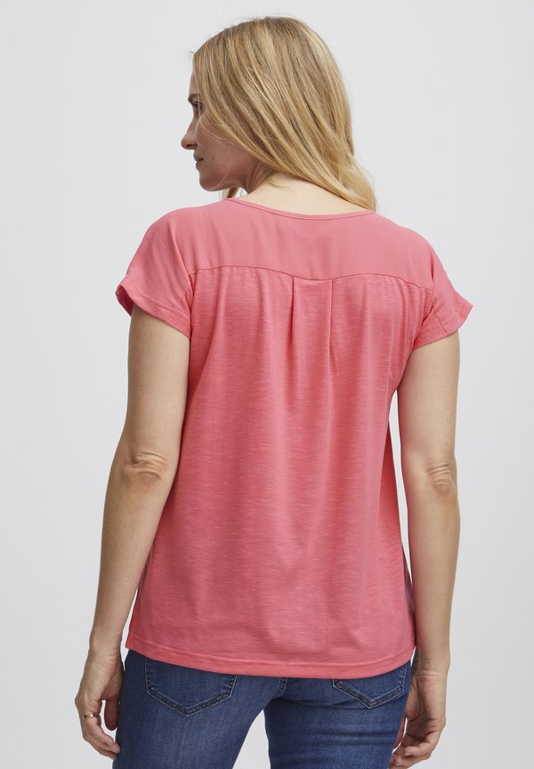 FRZawov - Basic T-shirt - camellia rose4