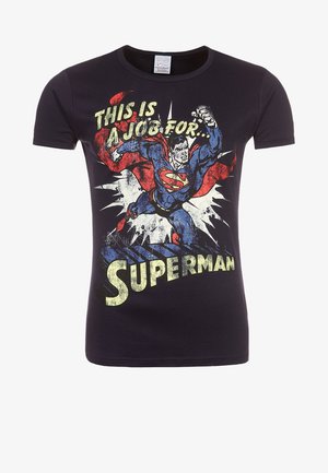 LOGOSHIRT, SUPERMAN - Print T-shirt - navy