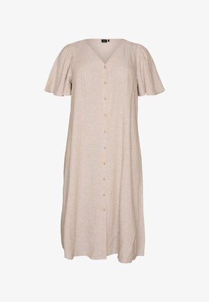 Zizzi, Blusenkleid - beige