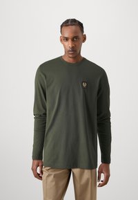 Belstaff LONG SLEEVE - Hosszú ujjú felső - tile green