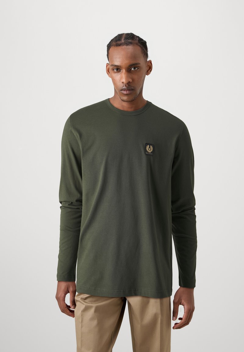Belstaff LONG SLEEVE - Hosszú ujjú felső - tile green