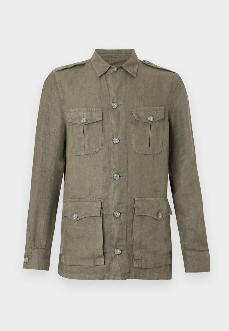 120% Lino Summer jacket - kaky/green - Zalando.co.uk