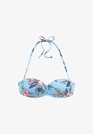 WIRE-BANDEAU MALIA - Haut de bikini - light blue