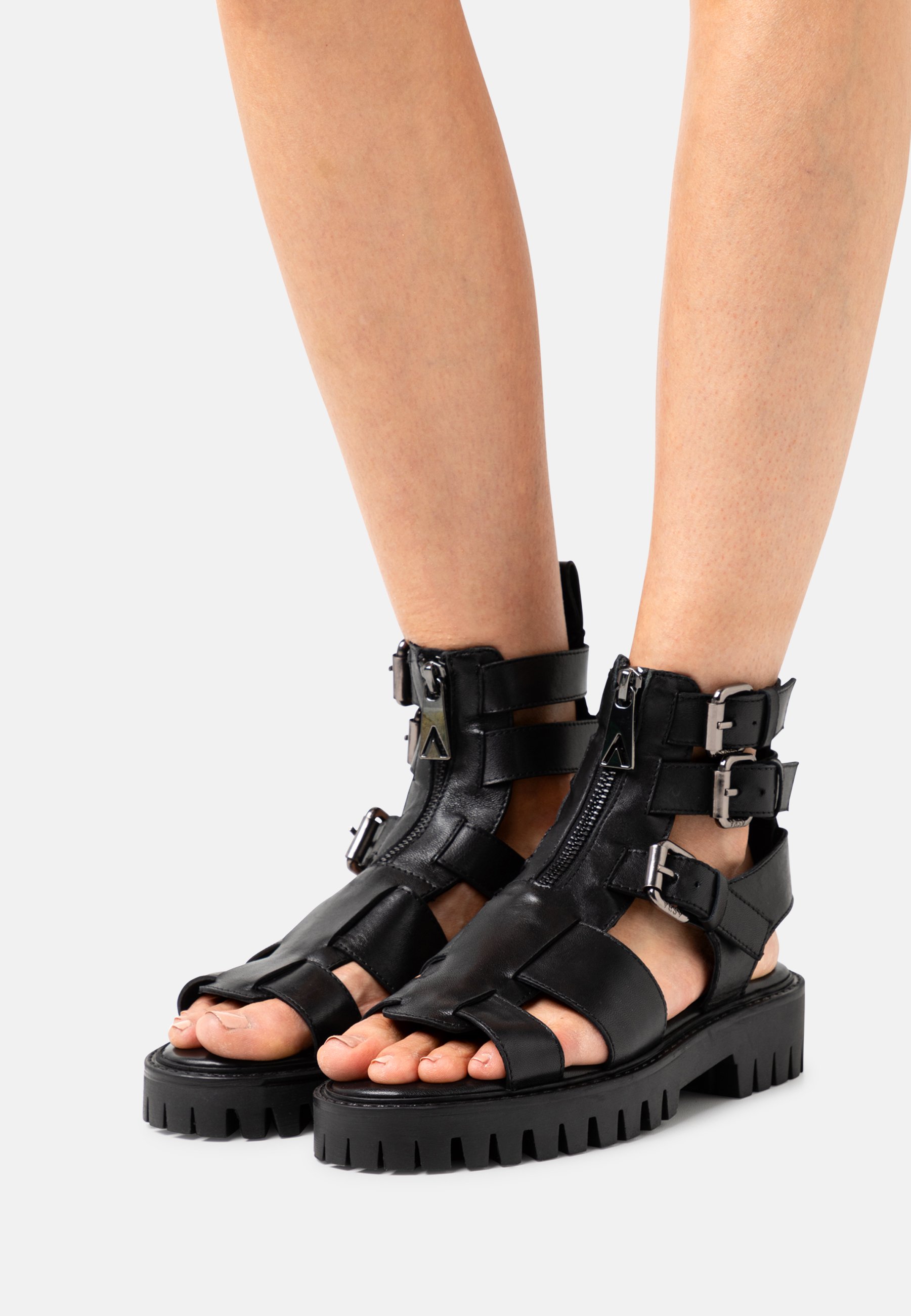 ASRA SAMJO - Sandalias tobilleras - black/negro Zalando.es