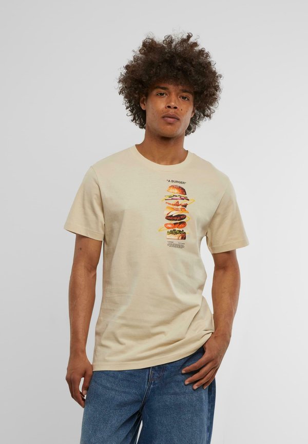 A BURGER  - T-Shirt print - sand