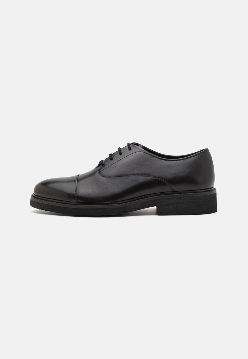 Zign by Zalando - LEATHER - Smart lace-ups - black, Enlarge