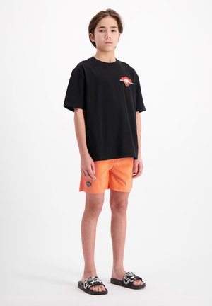 PASSAGE - Print T-shirt - black