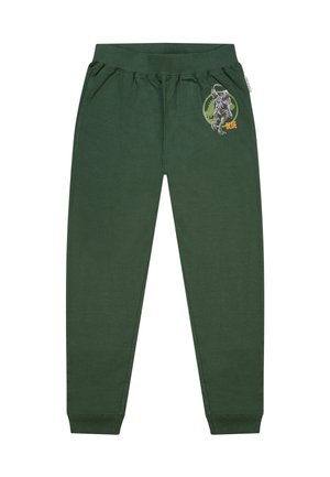 JURASSIC WORLD - Tracksuit bottoms - dunkelgrün