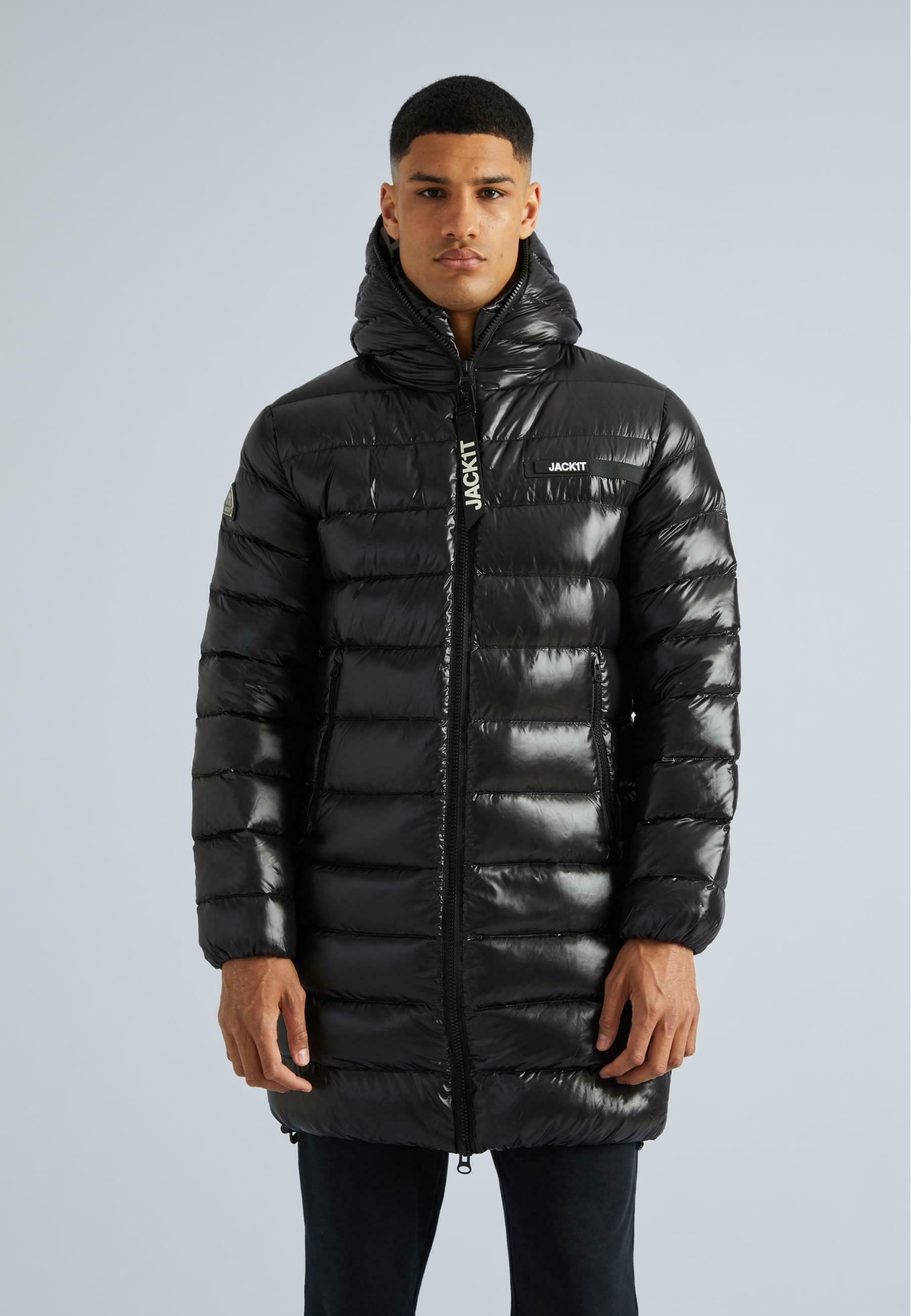 JACK1T Cappotto invernale black/nero