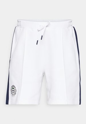 Lacoste Sport SHORT HERITAGE - Short de sport - white/navy blue
