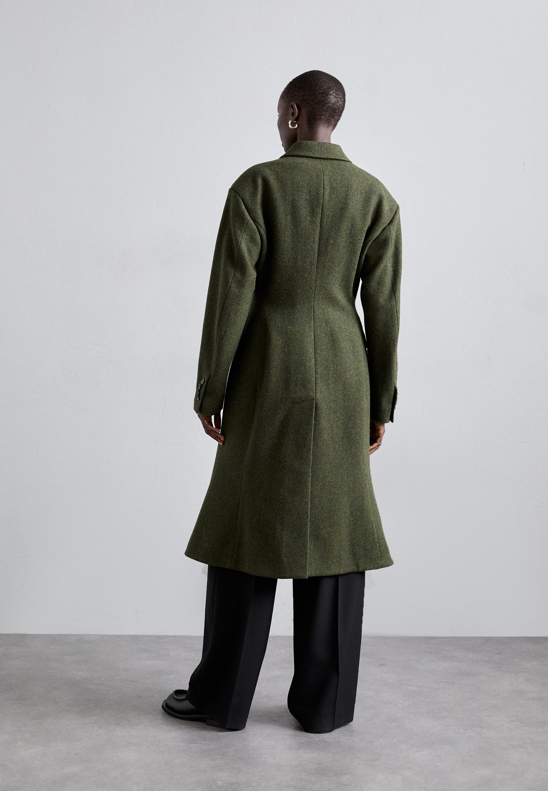 Bally Classic coat - green melange/dark green - Zalando.co.uk