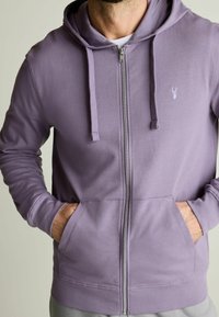 Next LIGHTWEIGHT HOODIE - Vetoketjullinen college - lilac purple