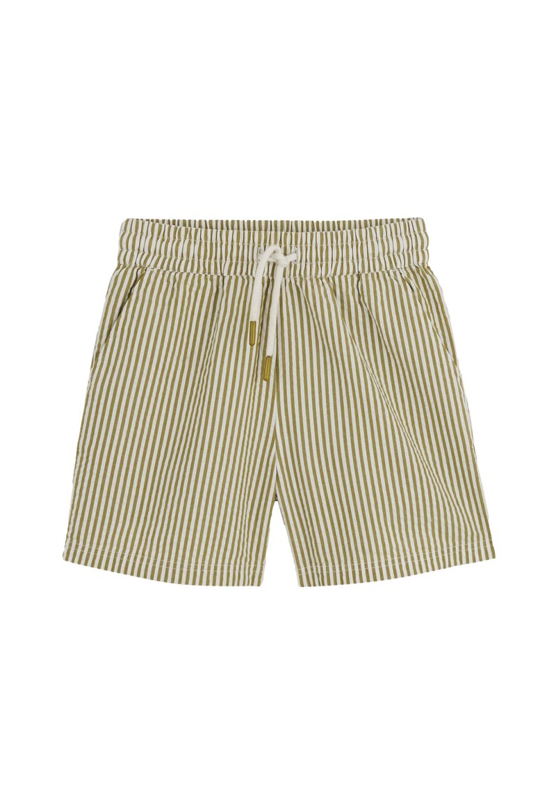 Monoprix À RAYURES LÉGER TEXTURÉ AVEC CORDON À LA TAILLE EN - Pantalon de survêtement - picholine