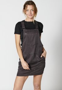 Koroshi STRAP - Haljina od trapera - black